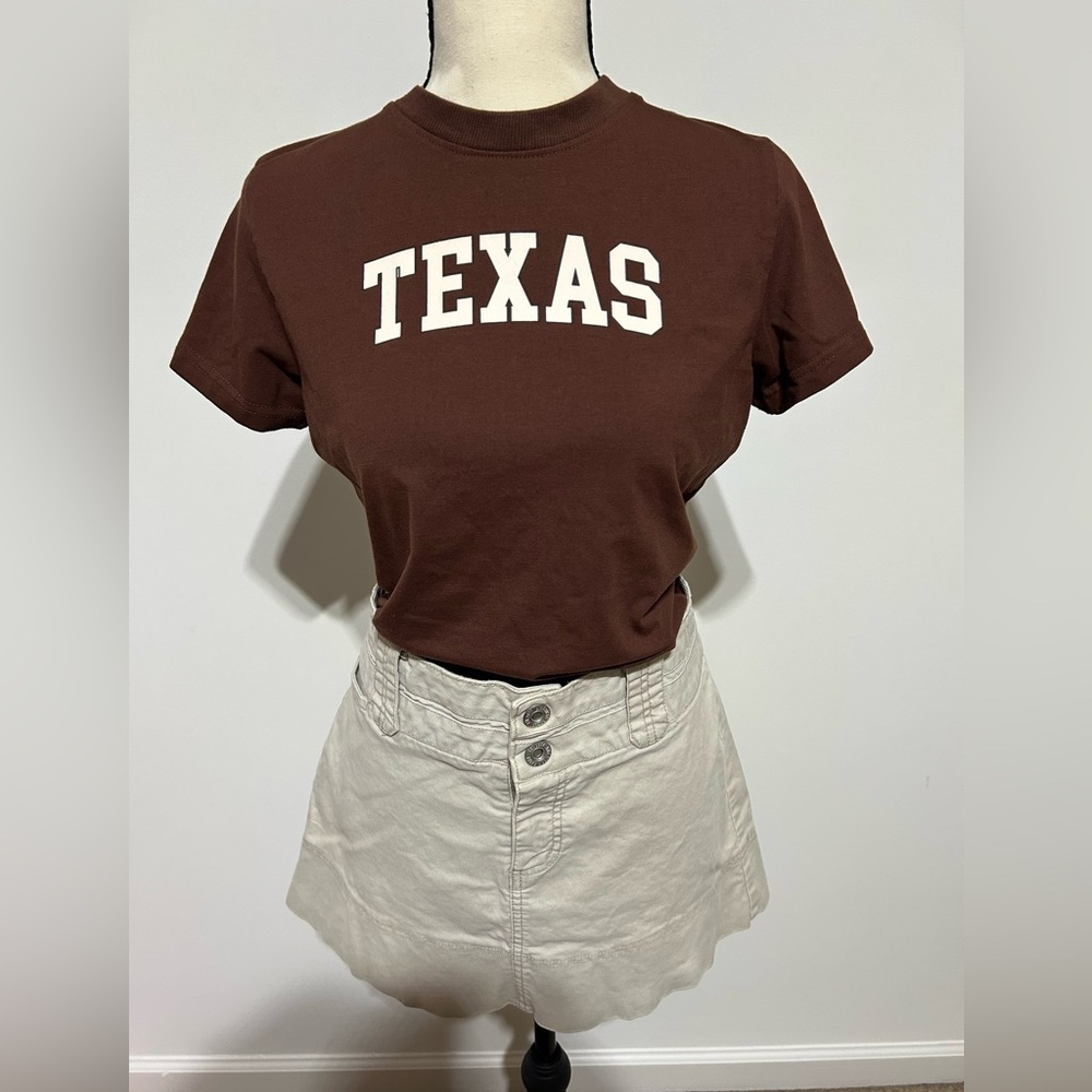 Brown Texas Graphic Tee
